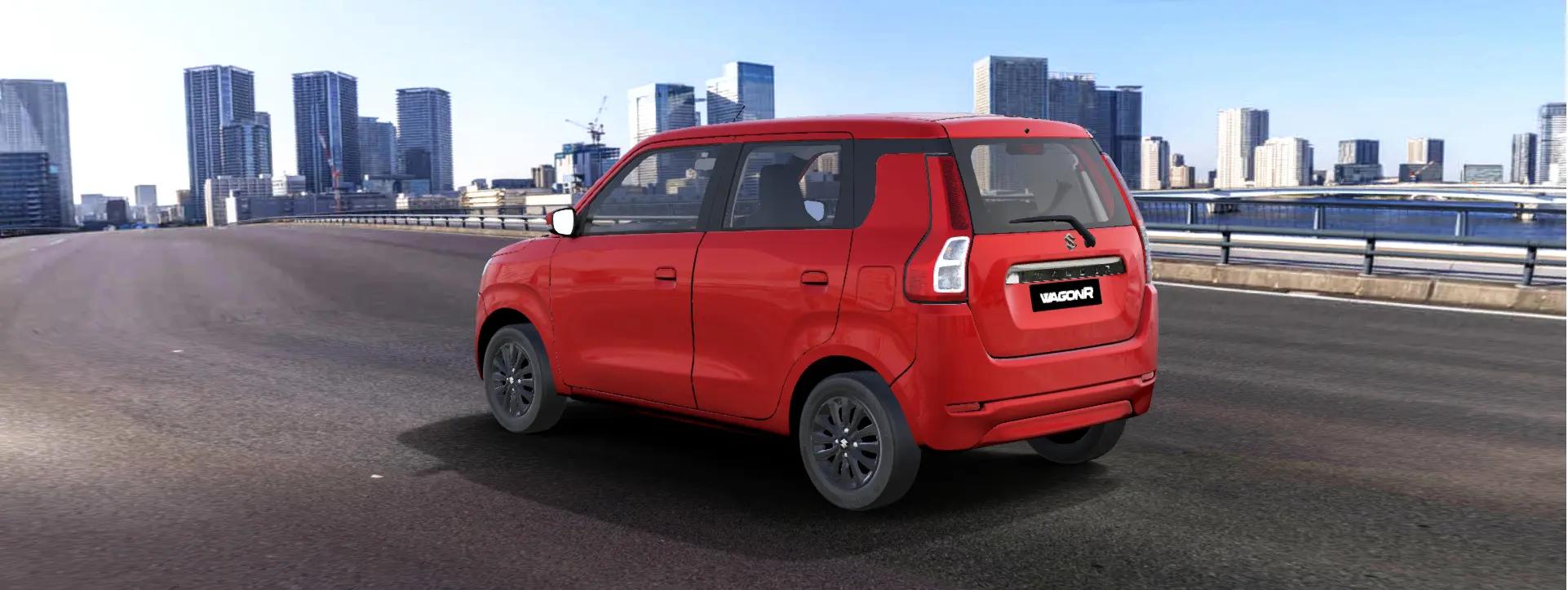 Maruti Suzuki WagonR Rear Left View Maruti Suzuki WagonR Rear Left View