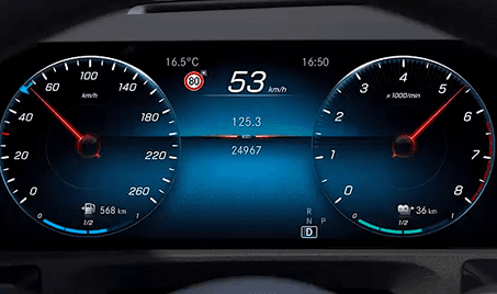 Mercedes-Benz GLE - Overspeed Warning Alert System