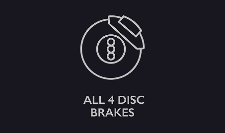 Disc Brakes on All Four Wheels